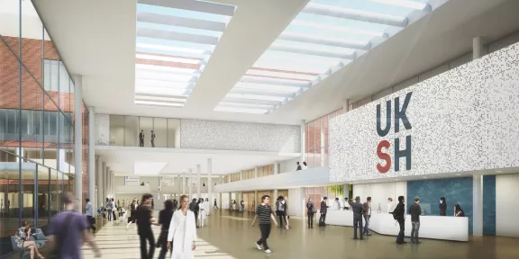 Die hochmoderne Klinik für Chirurgie des Uniklinikums Lübeck